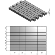 Sierbestrating-limburg-tuinvariant-Multiformaat Rockstone Mega-Linea 1,5/1,5 Blue Steel Intense