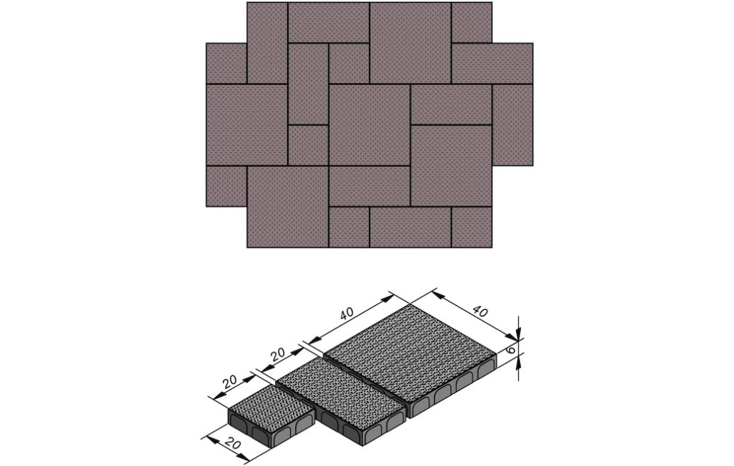 Sierbestrating-limburg-tuinvariant-Multiformaat Rockstone Mega-Matrix 2/2 Slate Grey Intense