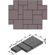 Sierbestrating-limburg-tuinvariant-Multiformaat Rockstone Mega-Matrix 2/2 Slate Grey Intense