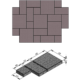 Sierbestrating-limburg-tuinvariant-Multiformaat Rockstone Mega-Matrix 2/2 Slate Grey Intense